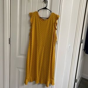 Old Navy Women’s Yellow polkadot dress👗